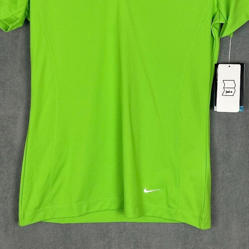 Nike Golf Polo Shirt Womens Extra Small Green Dri Fit Stay Cool Short Sleeve - Picture 3 of 12